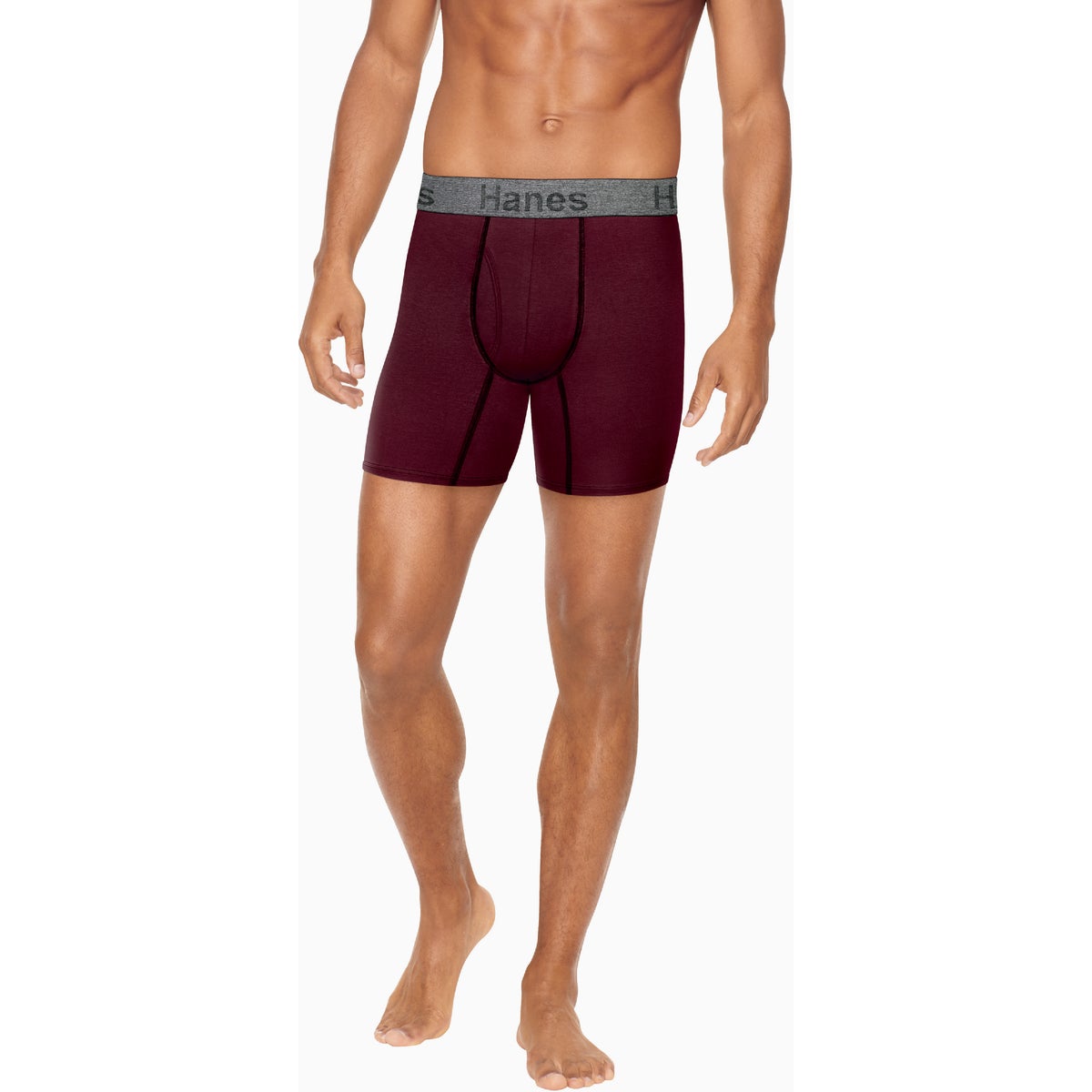 Hanes Men's M Flex Fit Boxer Briefs (3-Pack) Image 2