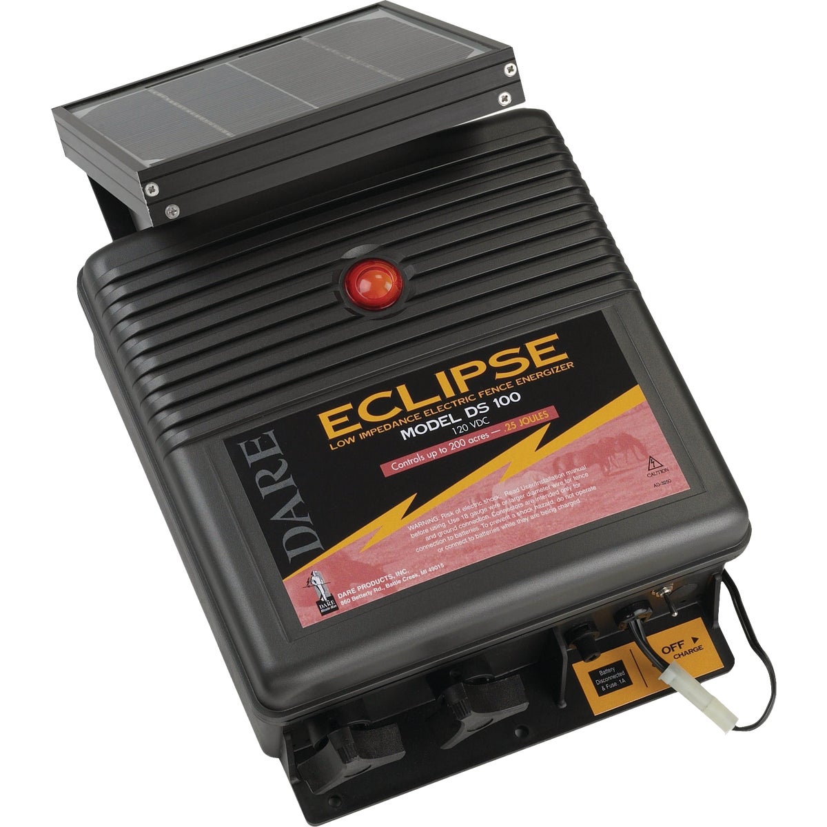 Dare .25 Joule 12V Solar Fence Energizer