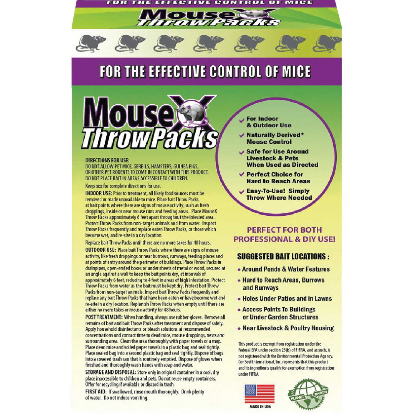 MouseX Pellet Throw Pack Mouse Killer (6-Pack) Image 6