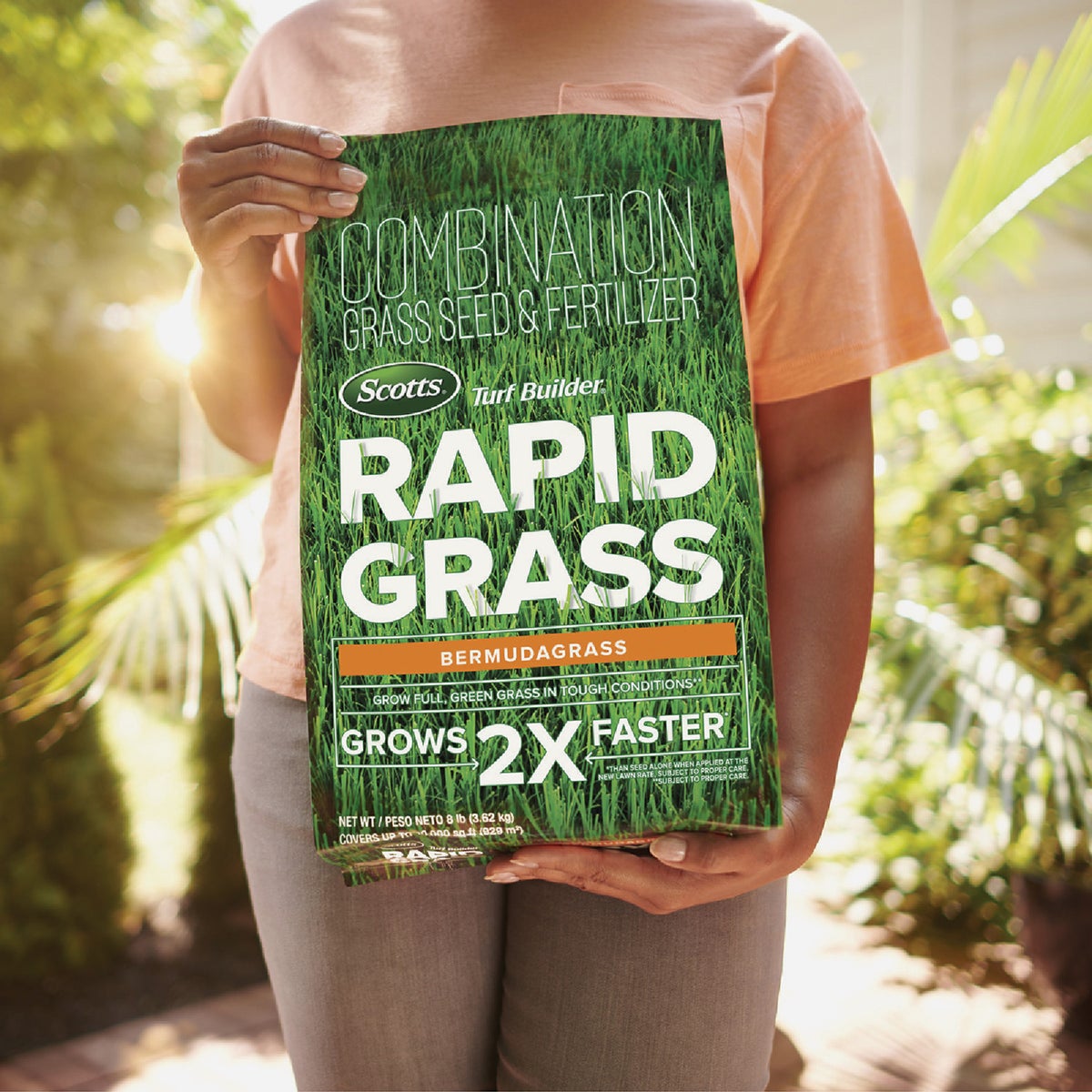 Scotts Turf Builder Rapid Grass 8 Lb. 3000 Sq. Ft. Bermudagrass Seed & Fertilizer Combination Image 2