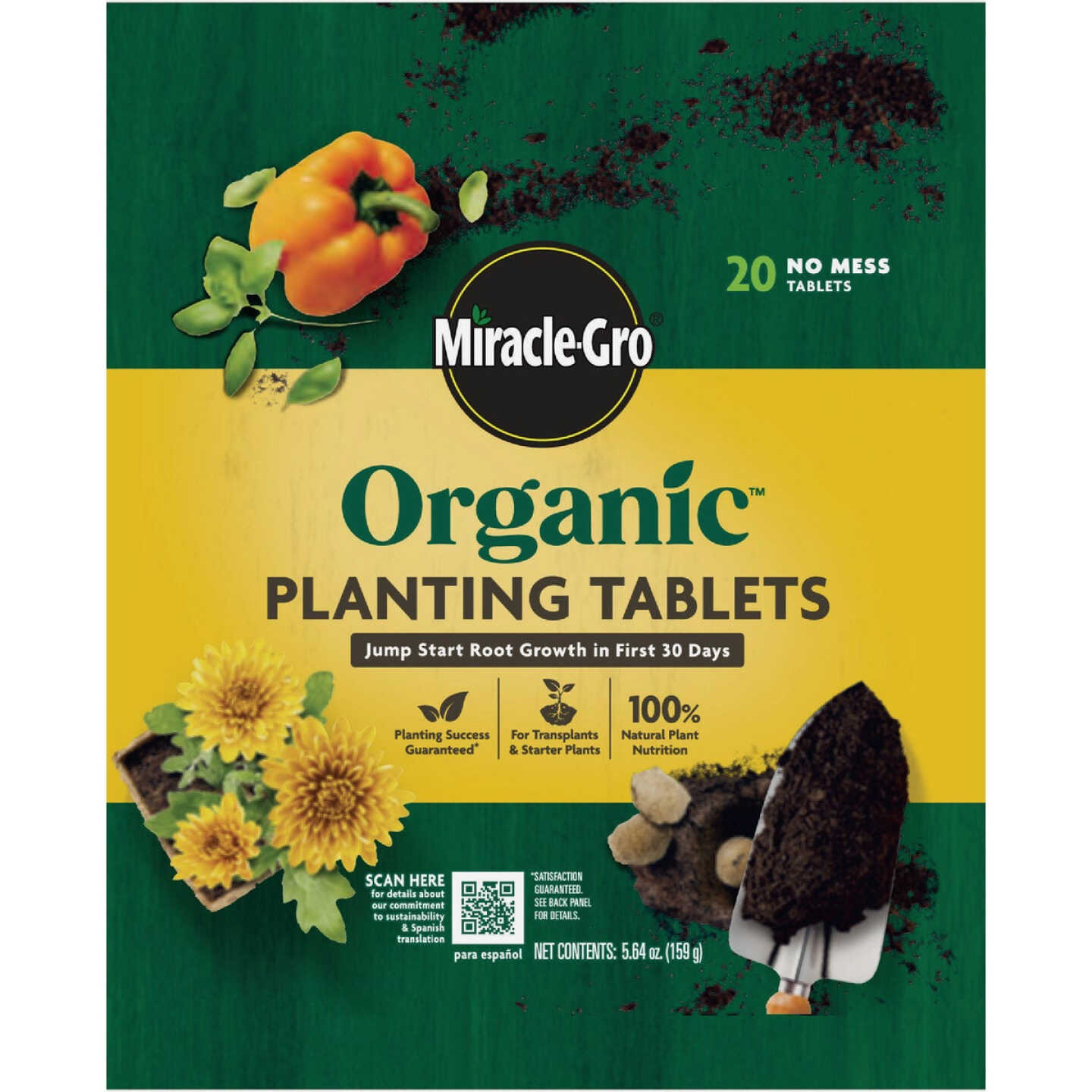 Miracle-Gro Organic Planting Tablets (20-Pack) Image 1