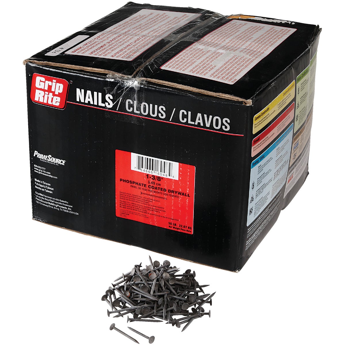 Do it Best 1-3/8 In. 12.5 ga Phosphate Coated Drywall Nails (16,000-Count, 50 Lb.) Image 2