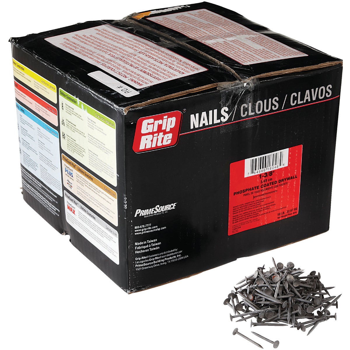 Do it Best 1-3/8 In. 12.5 ga Phosphate Coated Drywall Nails (16,000-Count, 50 Lb.) Image 4