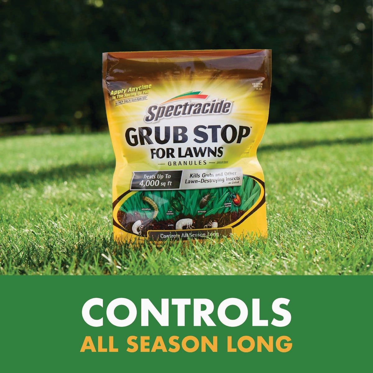 Spectracide Grub Stop for Lawns 9.2 Lb. Granules Grub Killer Image 3