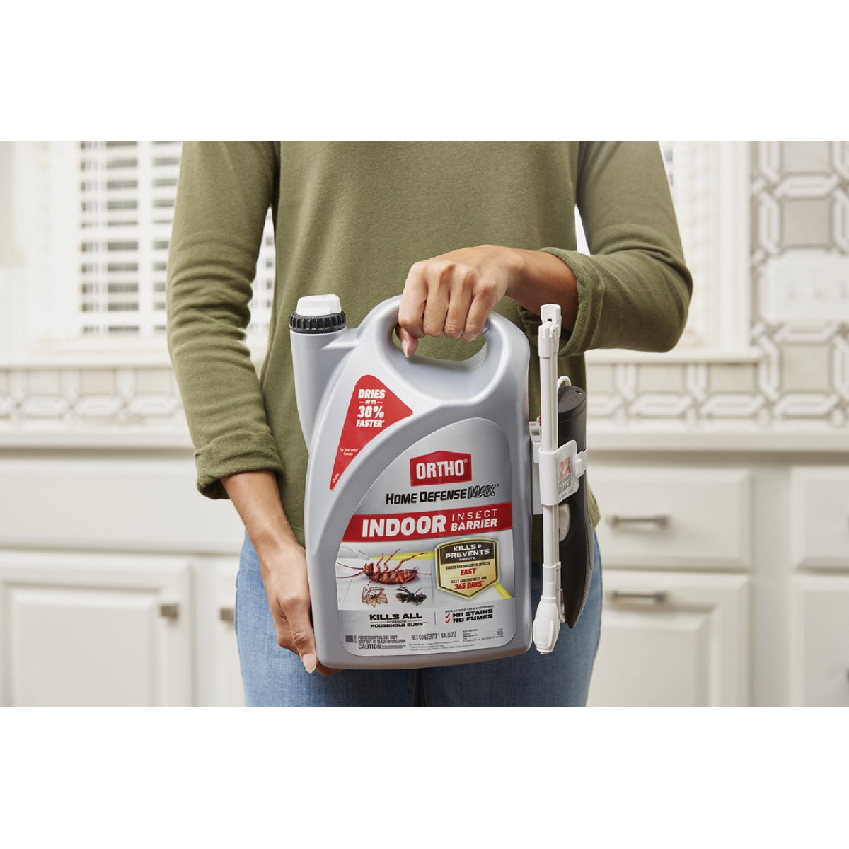 Ortho Home Defense MAX 1 Gal. Ready To Use Wand Sprayer Indoor Insect Barrier Image 4