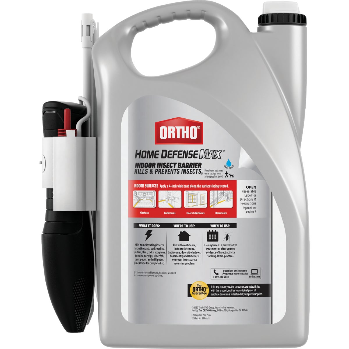 Ortho Home Defense MAX 1 Gal. Ready To Use Wand Sprayer Indoor Insect Barrier Image 6