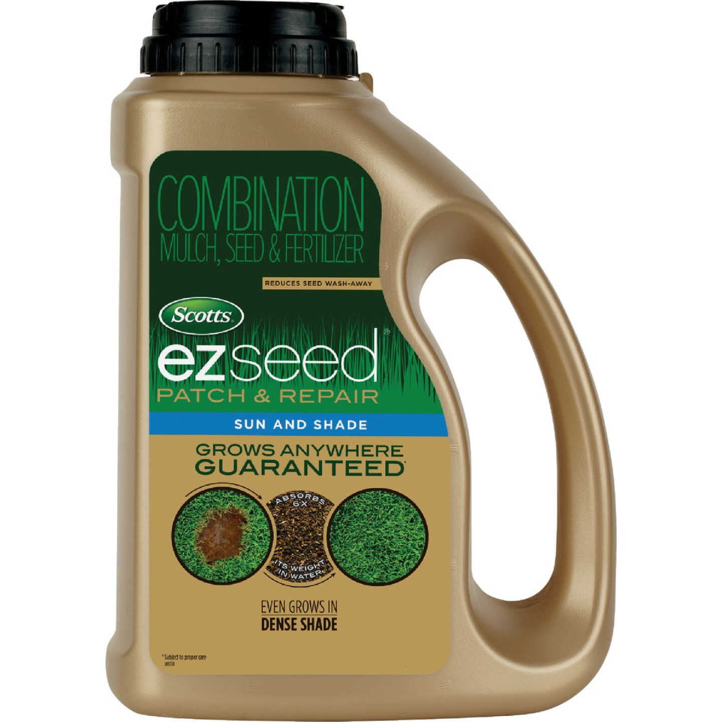 Scotts EZ Seed 3.75 Lb. 85 Sq. Ft. Patch & Repair Sun and Shade Mulch, Seed and Fertilizer Combination Image 1