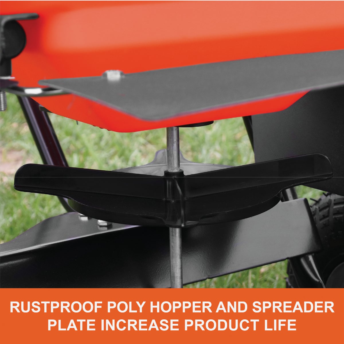 Agri-Fab Inc 85 Lb. Ice Melt Push Broadcast Spreader Image 5