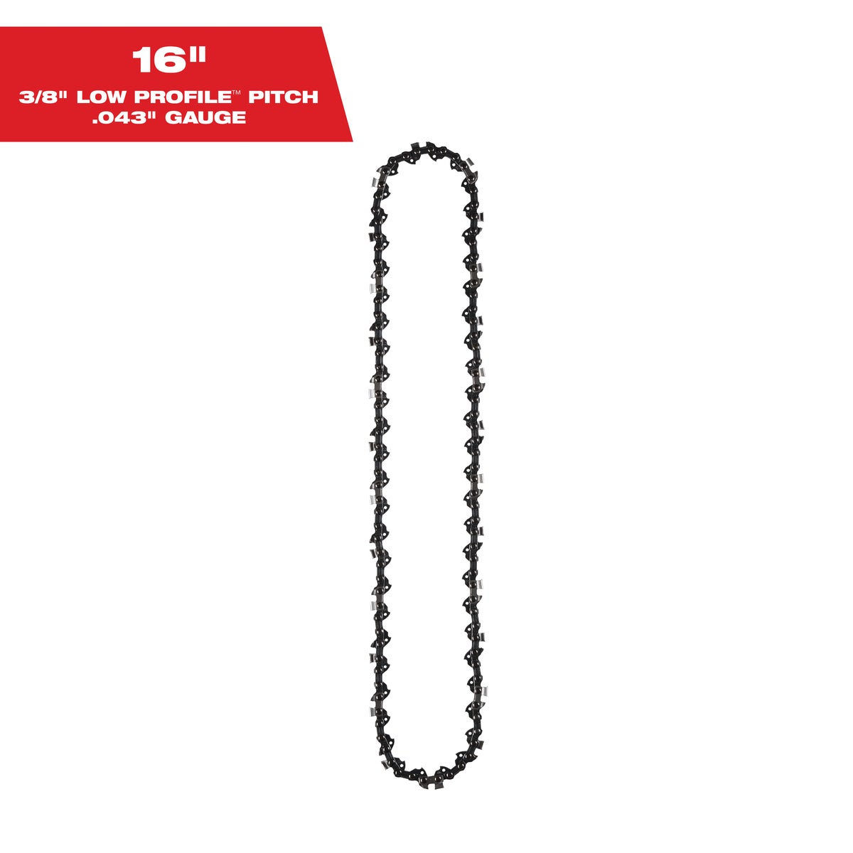 Milwaukee 16 In. 56-Link Chainsaw Chain Image 1