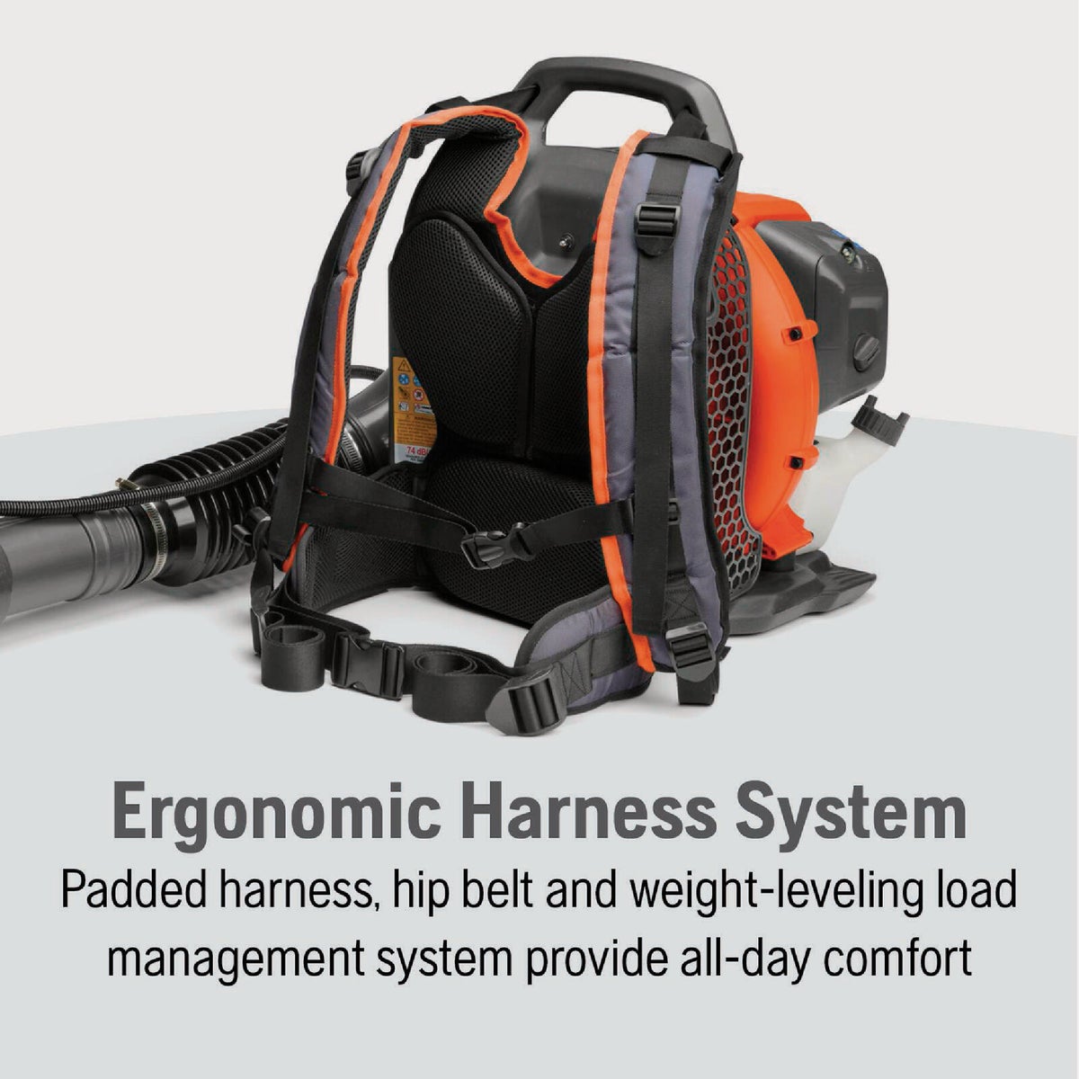 Husqvarna 150BT 50.2cc 2-Cycle Gas 434 CFM 251 MPH Backpack Leaf Blower Image 5