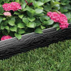 Master Mark 5 In. x 20 Ft. Black Terrace Board Lawn Edging with Stakes Image 2