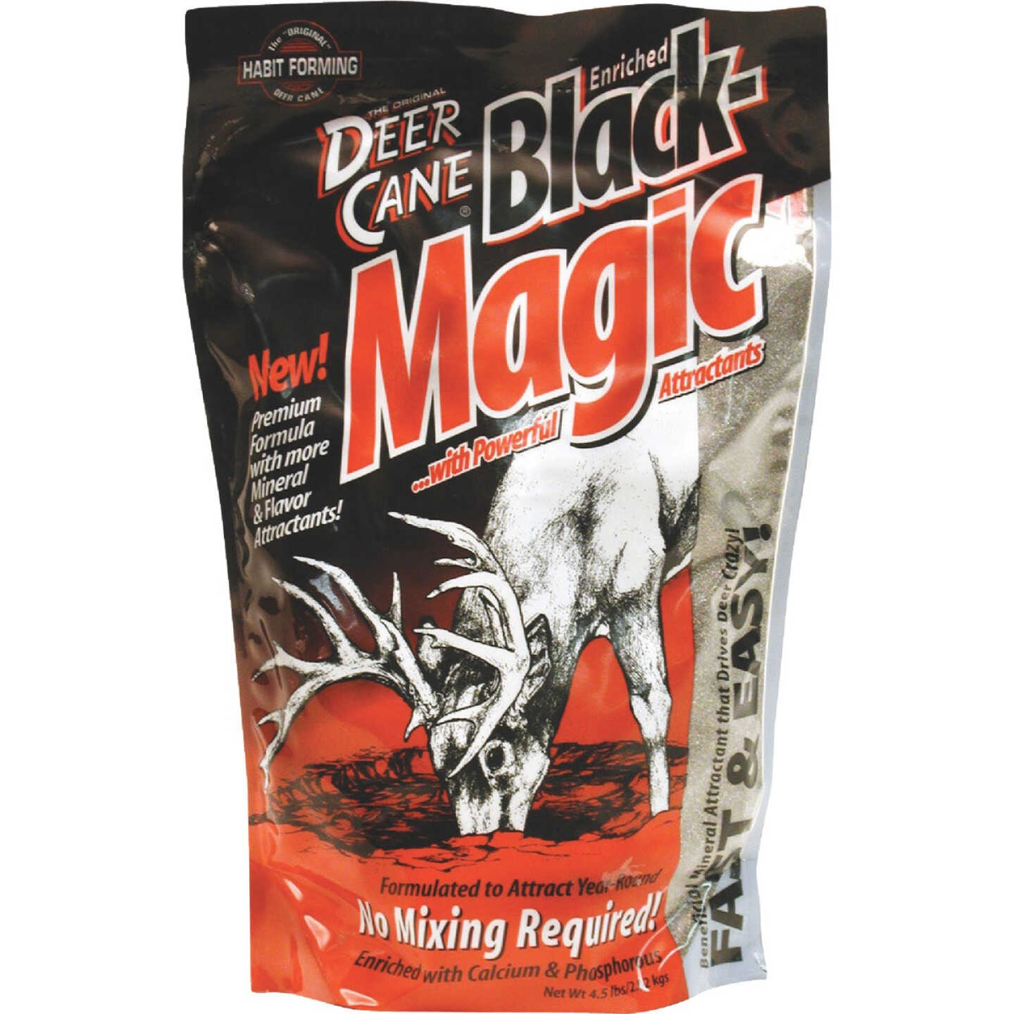 Deer Cane Black Magic 4-1/2 Lb. Granular Mineral Deer Attractant Image 1