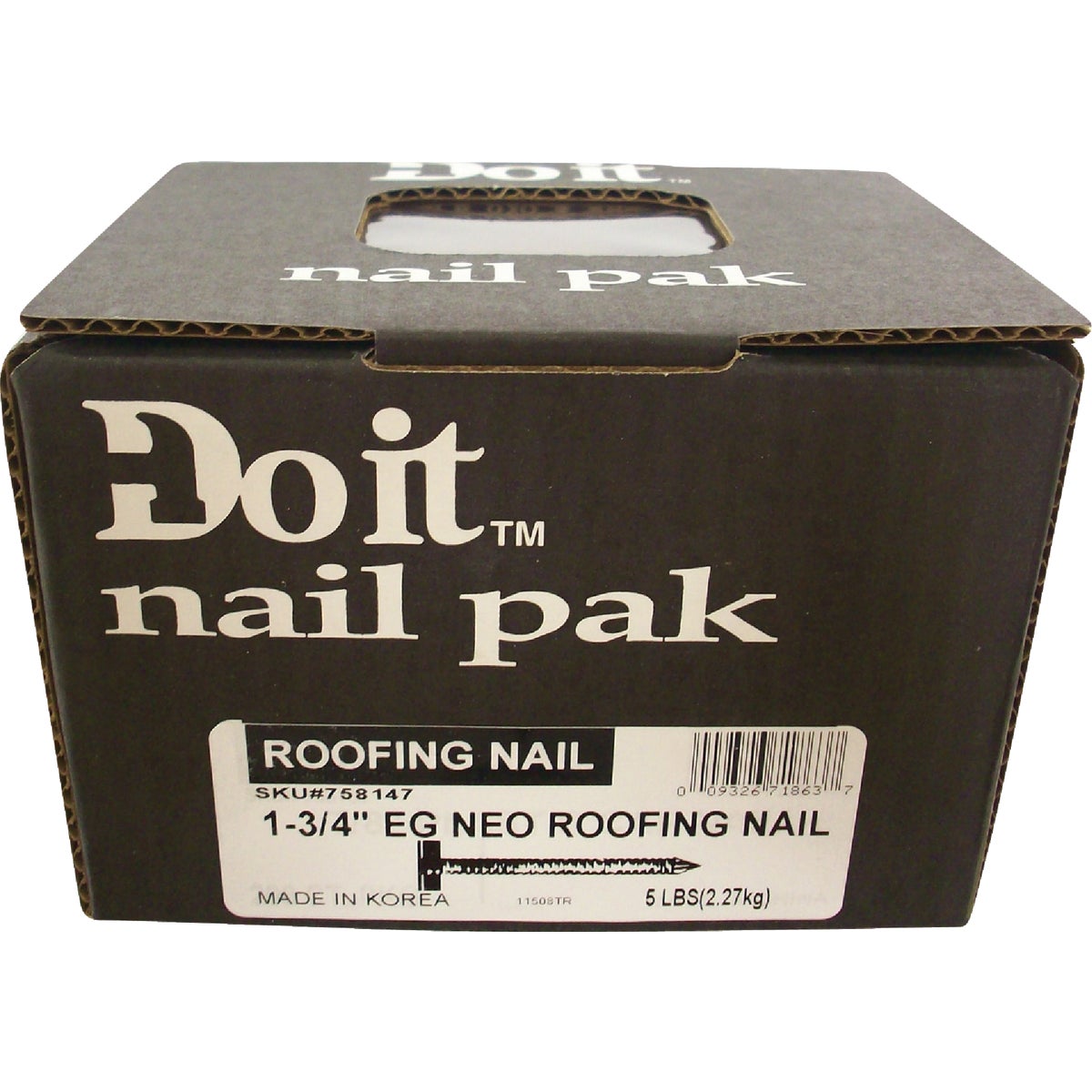 Do it 1-3/4 In. Electrogalvanized Roofing Nails (535-Count, 5 Lb.).