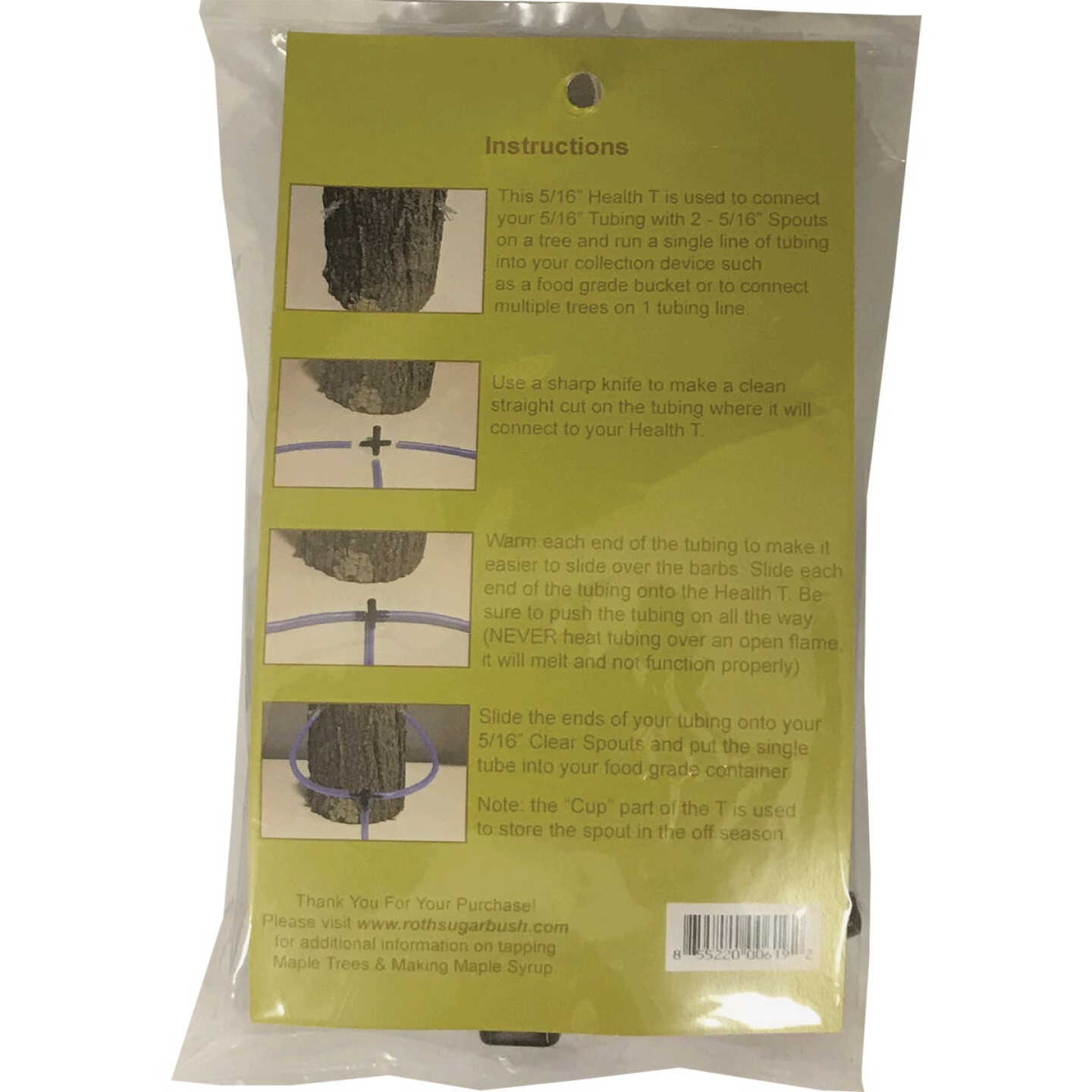 CDL 5/16 In. Maple Tubing Tee (12-Pack) Image 2
