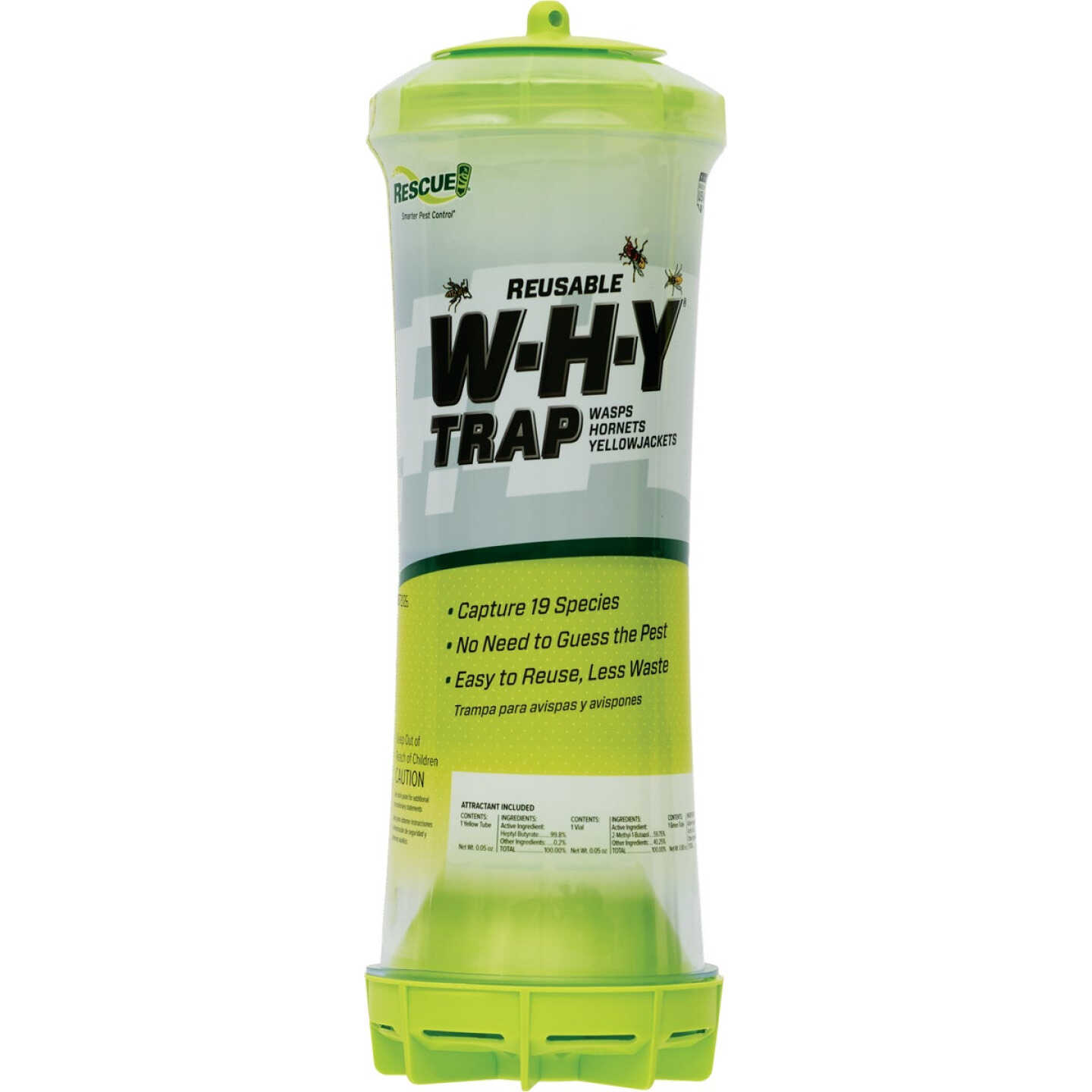 Rescue WHY Reusable Wasp, Hornet, & Yellow Jacket Trap Image 5