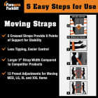 Forearm Forklift 800 Lb. Capacity Moving Straps Image 2