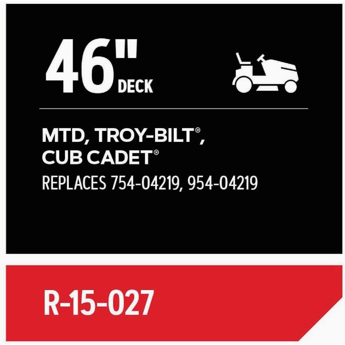 Oregon 1/2 In. x 103 In. Deck Belt for 46 In. Riding Mowers Image 3
