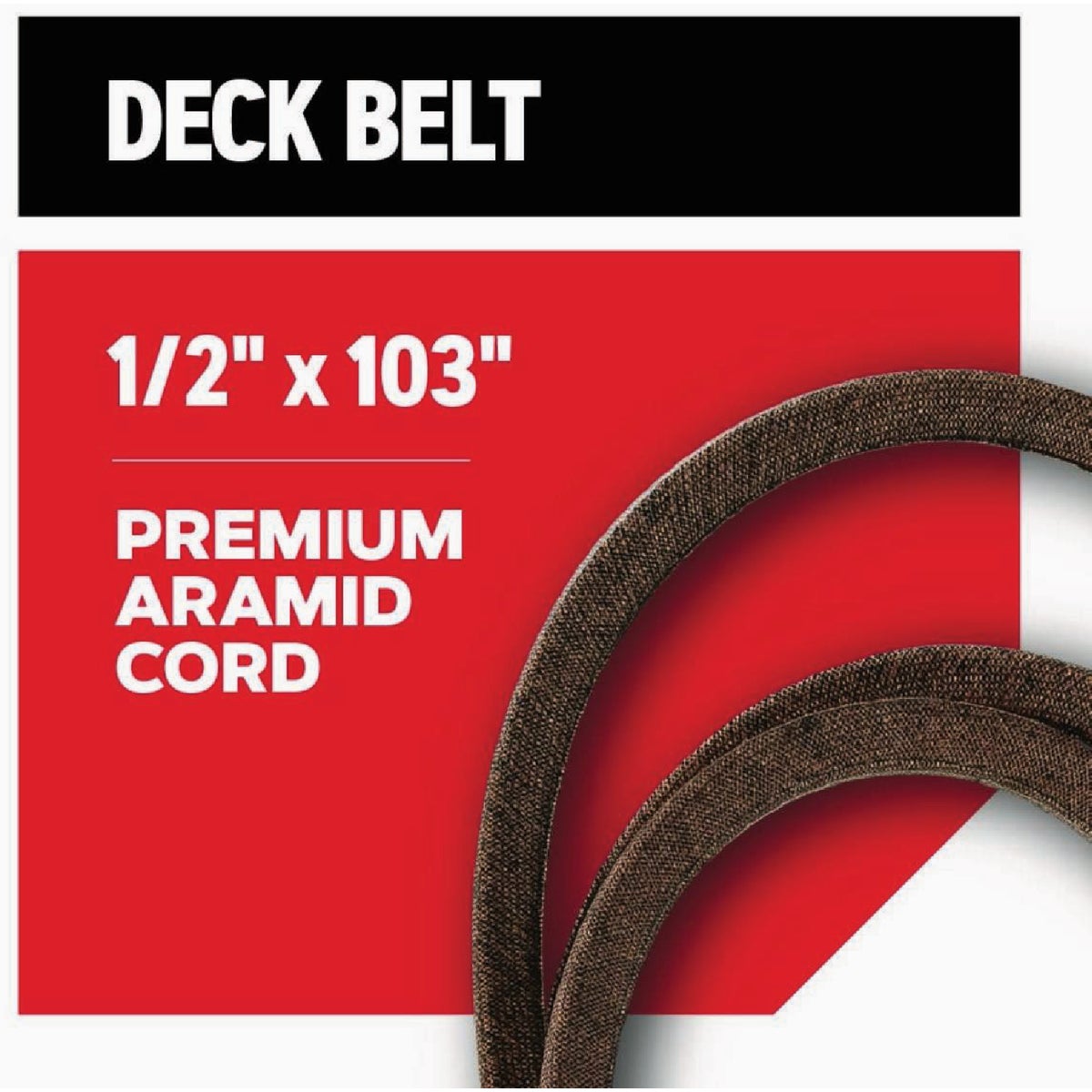 Oregon 1/2 In. x 103 In. Deck Belt for 46 In. Riding Mowers Image 4