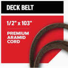 Oregon 1/2 In. x 103 In. Deck Belt for 46 In. Riding Mowers Image 4