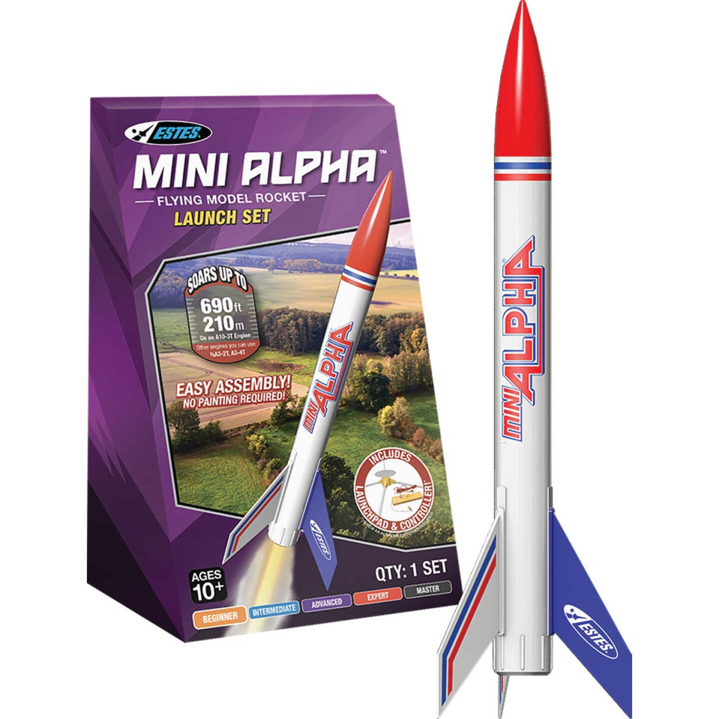 Estes Industries Mini Alpha Rocket Launch Set Image 1