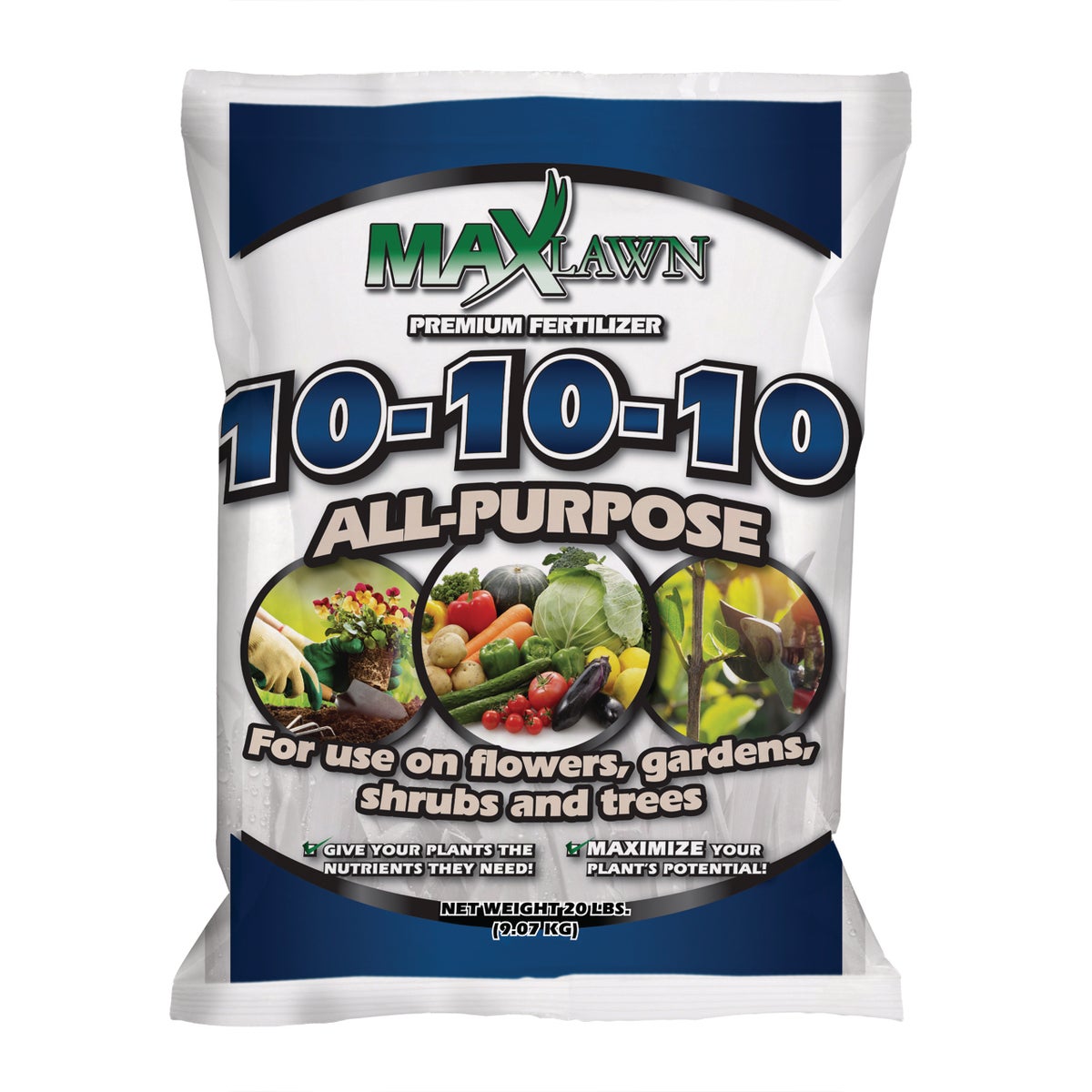 MaxLawn 20 Lb. 10-10-10 All Purpose Fertlizer
