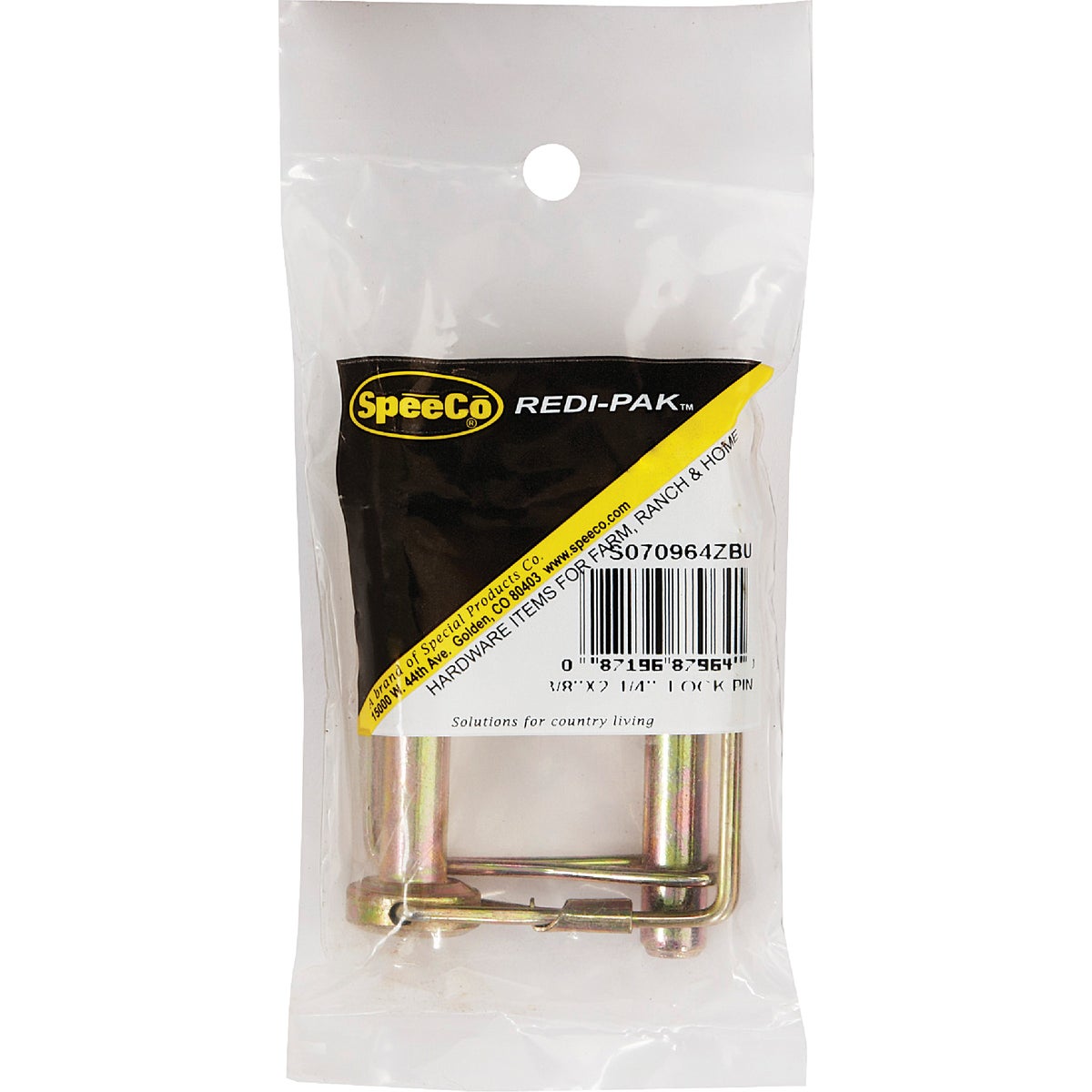 Koch 3/8 In. x 2-1/4 In. Square Loop Lock Pin (2-Pack) Image 2