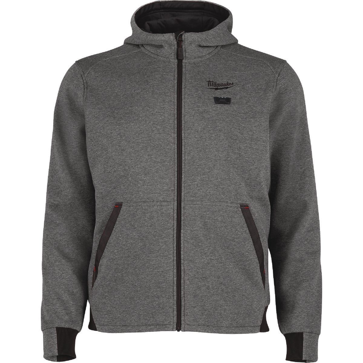 Milwaukee M12 Men's Large Gray Full-Zip Heated Hoodie