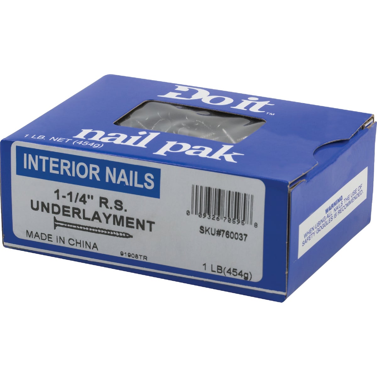 Do it 1-1/4 In. 12-1/2 ga Bright Ring Shank Underlayment Flooring Nails (345-Count, 1 Lb.) Image 2
