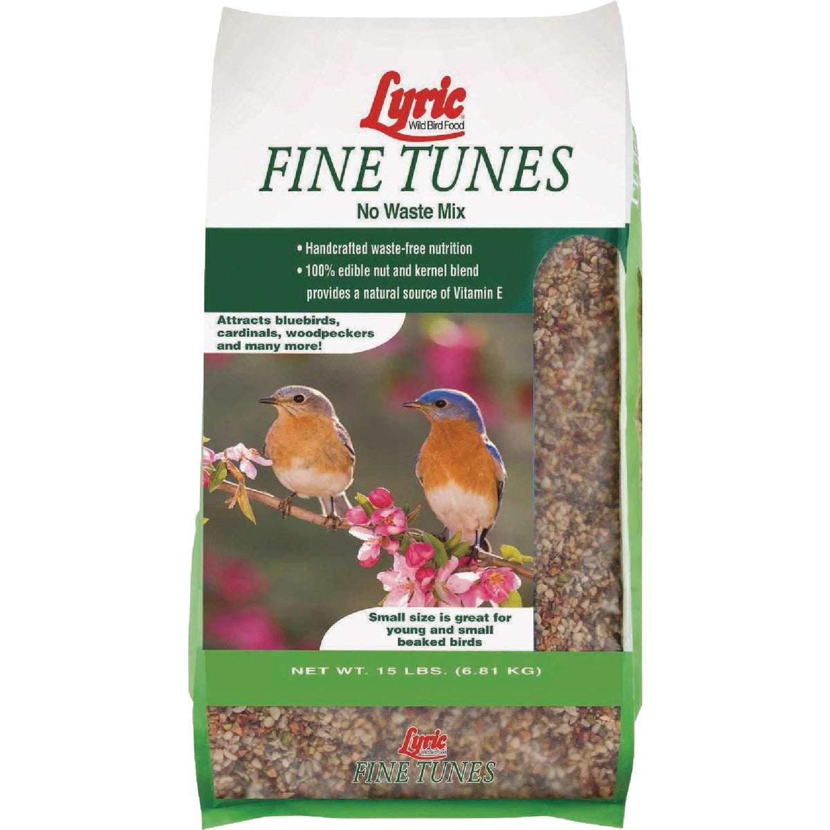 Lyric Fine Tunes 15 Lb. No Waste Bird Food Mix