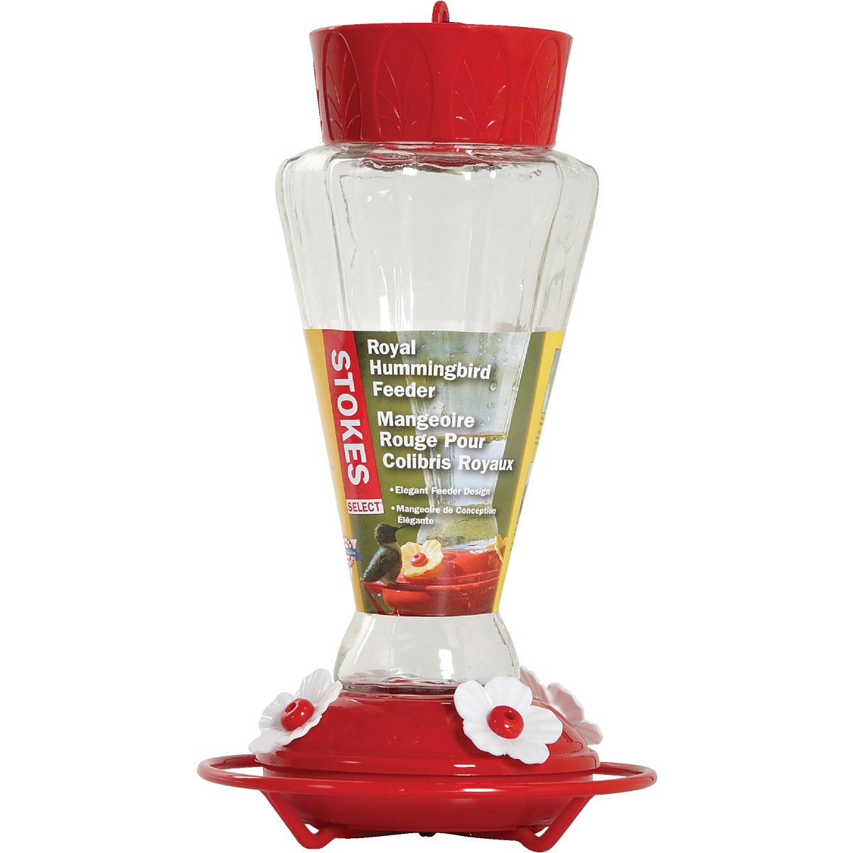 More Birds 28 Oz. Glass Royal Hummingbird Feeder Image 2