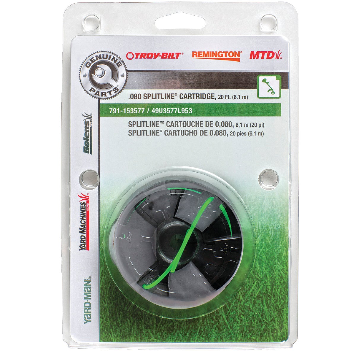 MTD Genuine Parts SplitLine 0.080 In.x 20 Ft. Trimmer Line Image 1