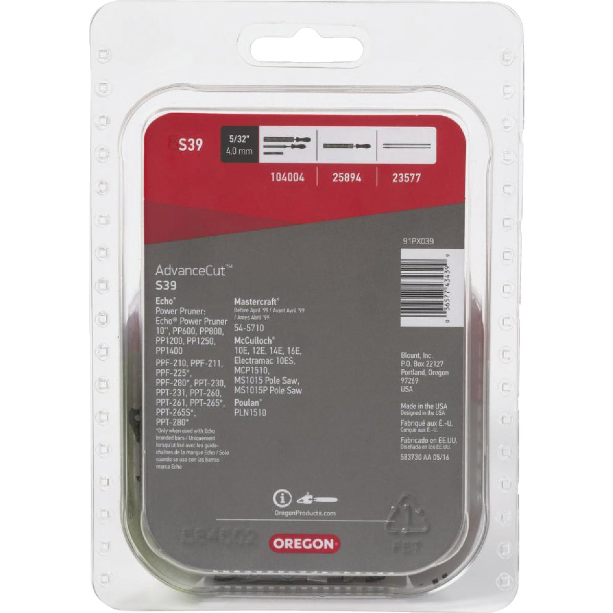 Oregon AdvanceCut 10 In. 39-Link Chainsaw Chain Image 6