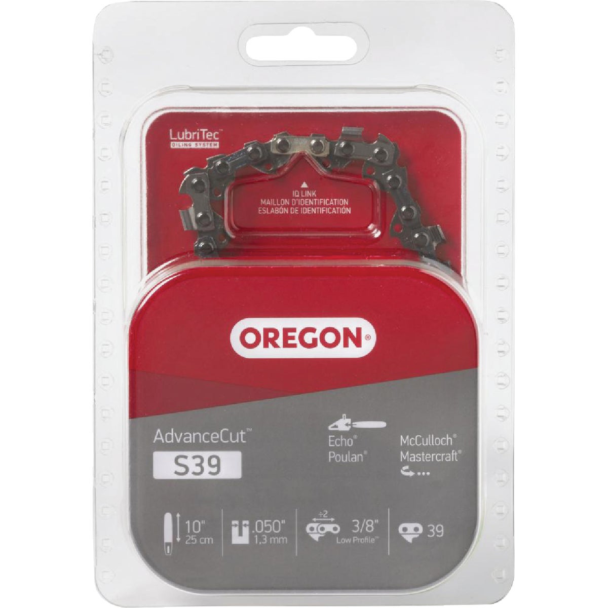 Oregon AdvanceCut 10 In. 39-Link Chainsaw Chain Image 1