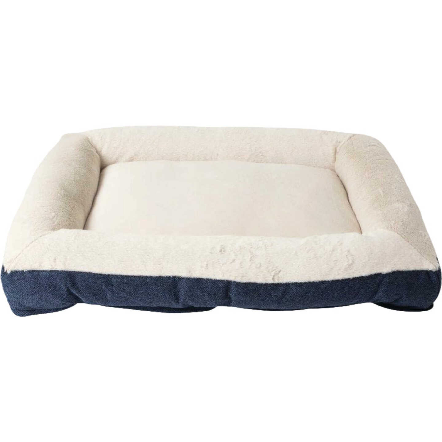 Petmate 30 In. x 40 In. Rectangular Bolster Dog Bed Image 1