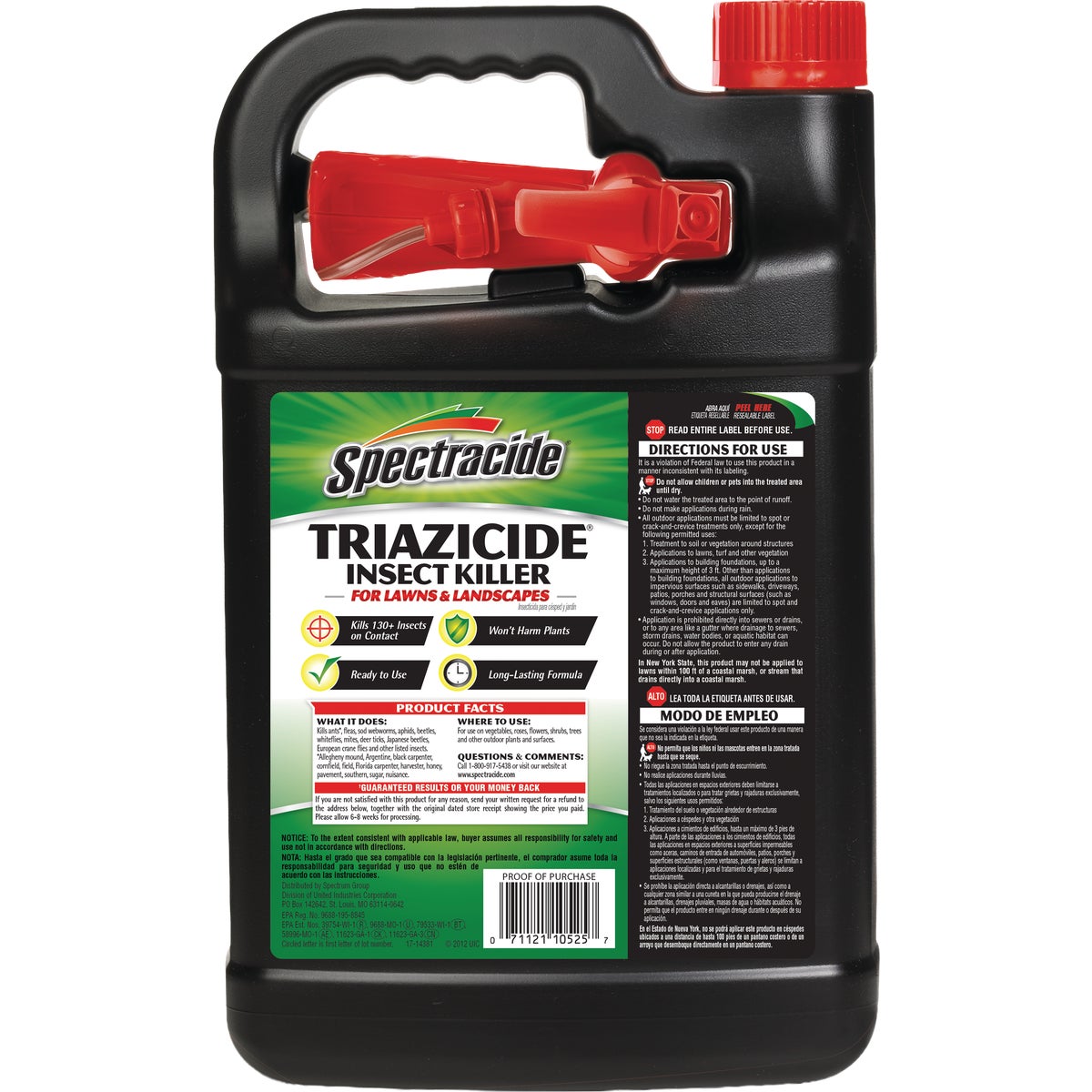 Spectracide Triazicide 1 Gal. Trigger Spray Insect Killer for Lawns & Landscapes Image 6