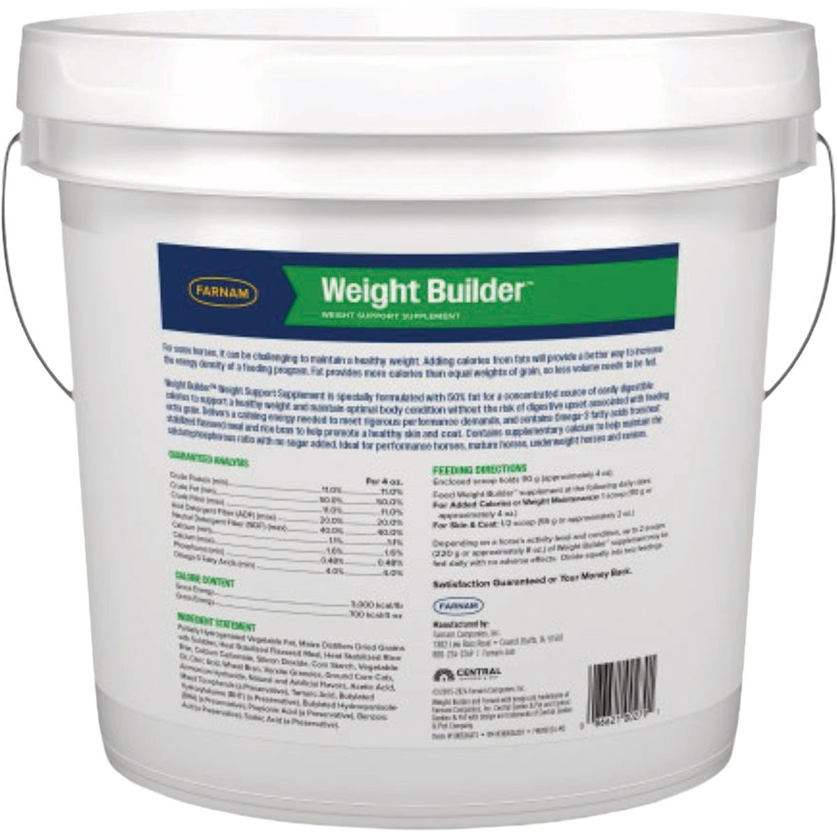 Farnam 7.5 Lb. Weight Builder Equine Weight Supplement Image 2