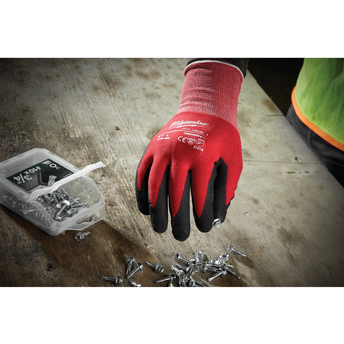 Milwaukee Unisex XL Nitrile Coated Cut Level 1 Work Glove Image 3