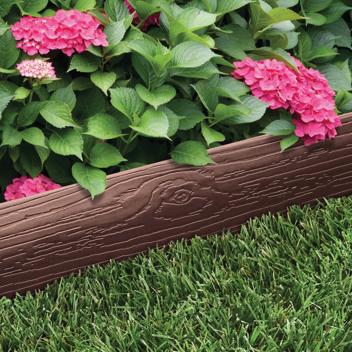 Master Mark 5 In. x 20 Ft. Brown Terrace Board Lawn Edging with Stakes Image 2