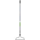 Best Garden 14 In. Steel Bow Garden Rake with Fiberglass Handle (14-Tine) Image 2