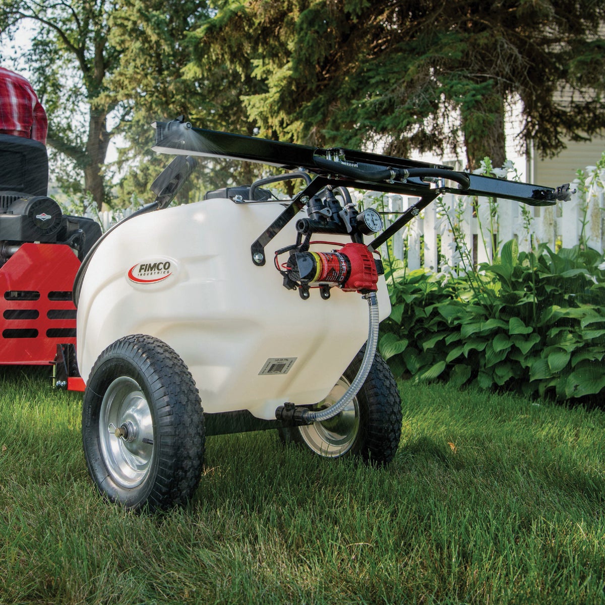Fimco 30 Gal. Tow Behind Trailer Sprayer With Deluxe Pistol Grip Image 2