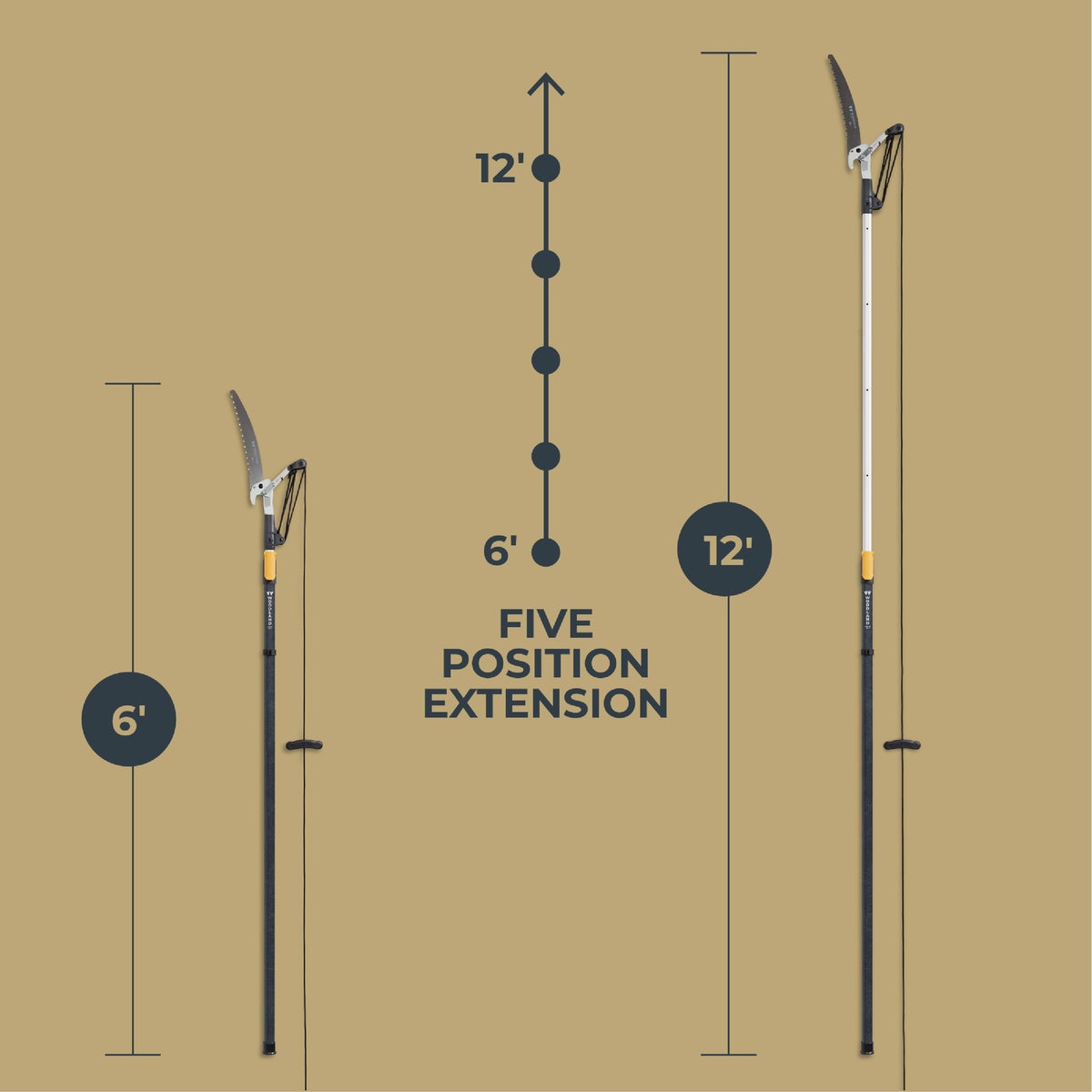 Woodland 12 Ft. Regular Duty Tree Pruner Image 4