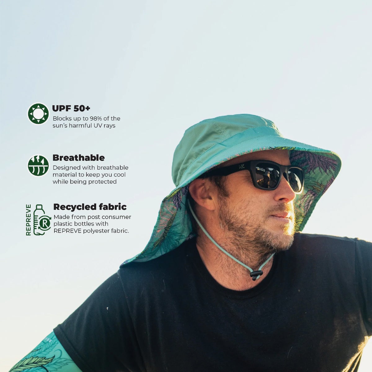 Farmers Defense Sea-Weed Sun Hat Image 3