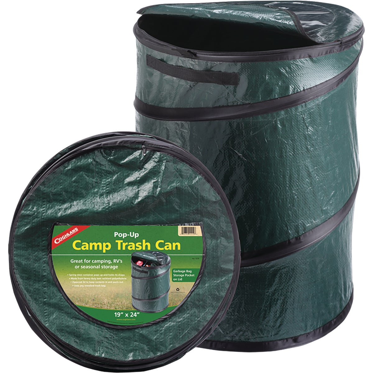 Coghlans 29.5 Gal. Pop-Up Camp Trash Can