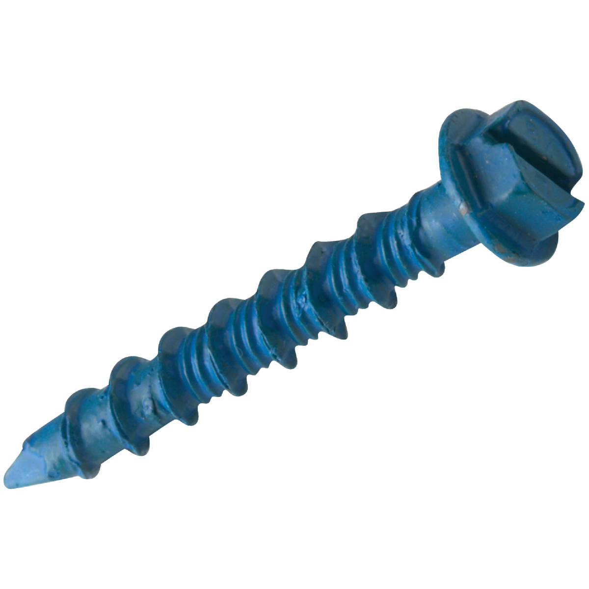 Tapcon 3/16 In. x 1-1/4 In. Slotted Hex Washer Concrete Screw Anchor (8-Count)