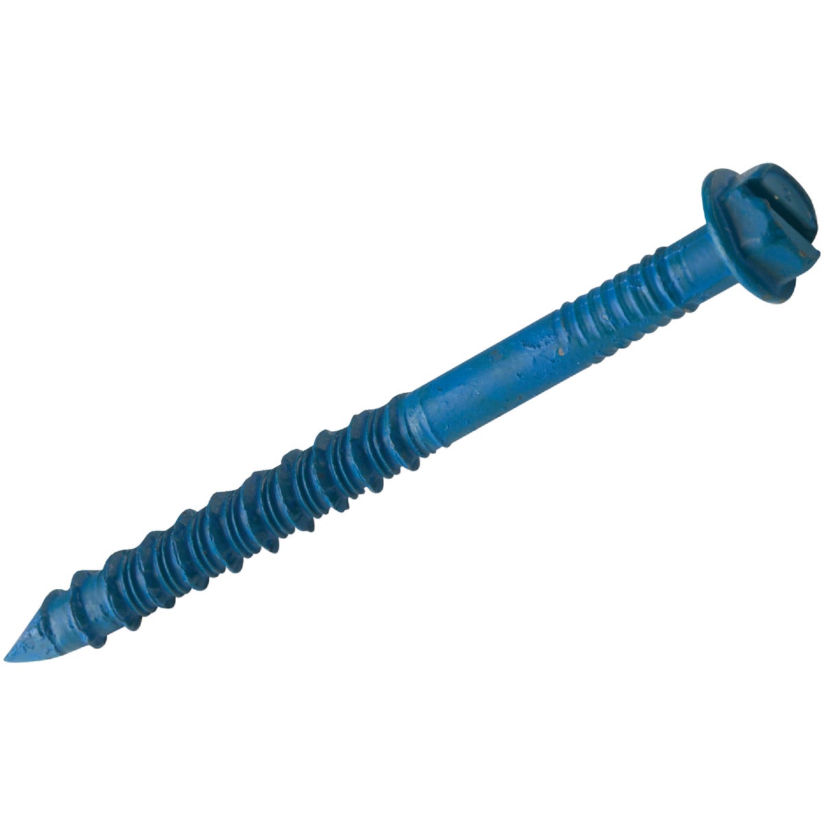 Tapcon 1/4 In. x 2-3/4 In. Slotted Hex Washer Concrete Screw Anchor (8-Count)