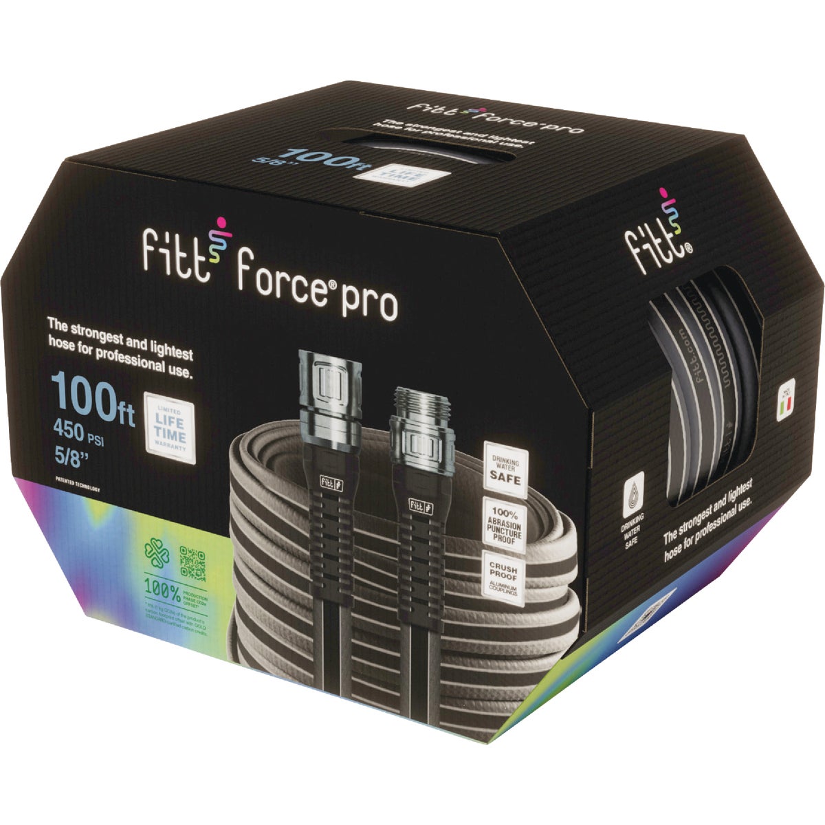 Fitt Force Pro 5/8 In. Dia. x 100 Ft. Commercial Grade Hose