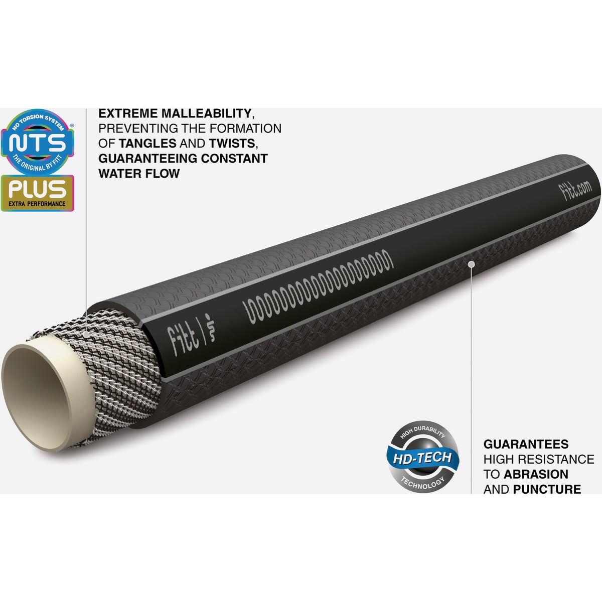Fitt Force Pro 5/8 In. Dia. x 100 Ft. Commercial Grade Hose Image 7