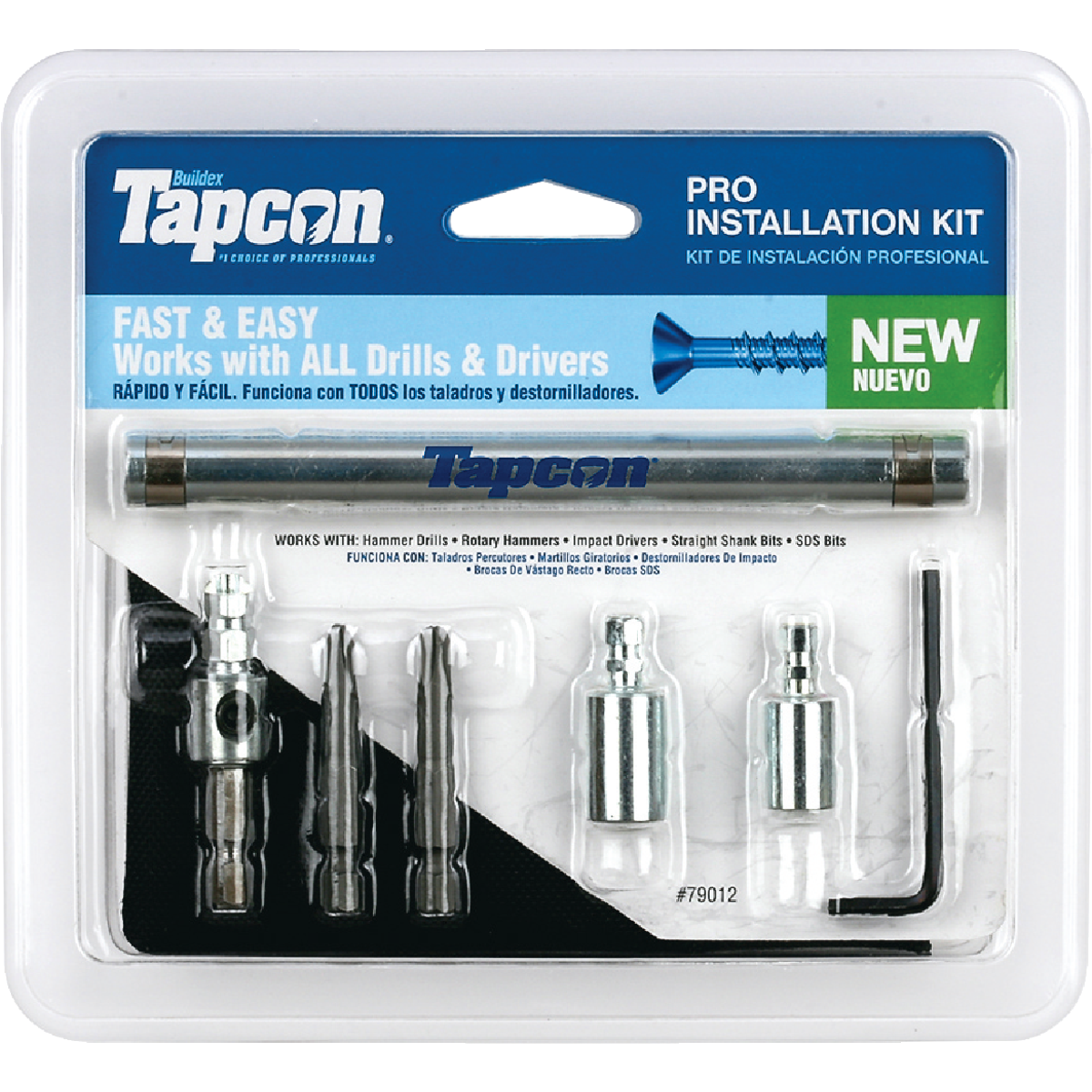 Tapcon Masonry Drill Set with Star Bit (8-Piece)