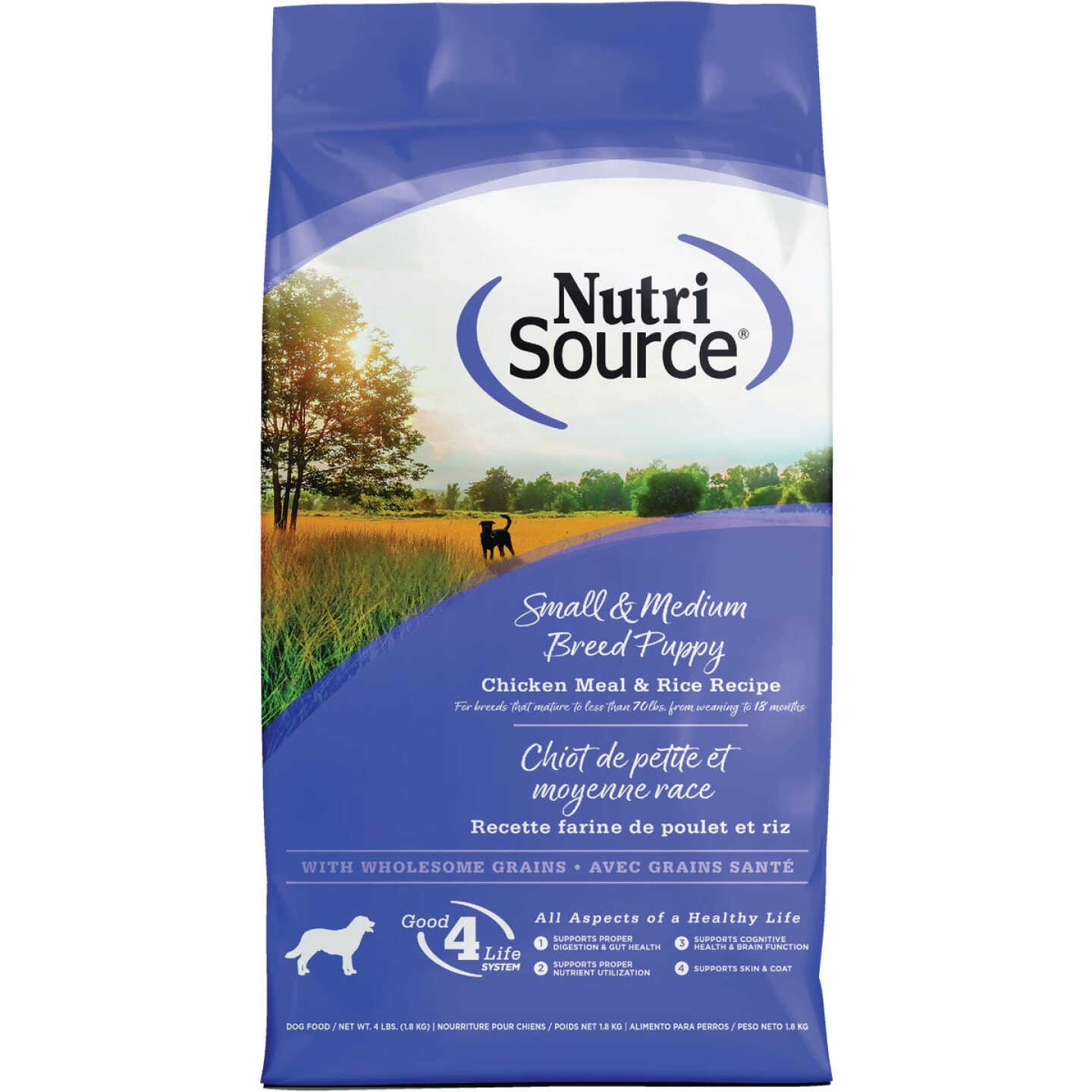 NutriSource 4 Lb. Small & Medium Breed Puppy Food Image 1