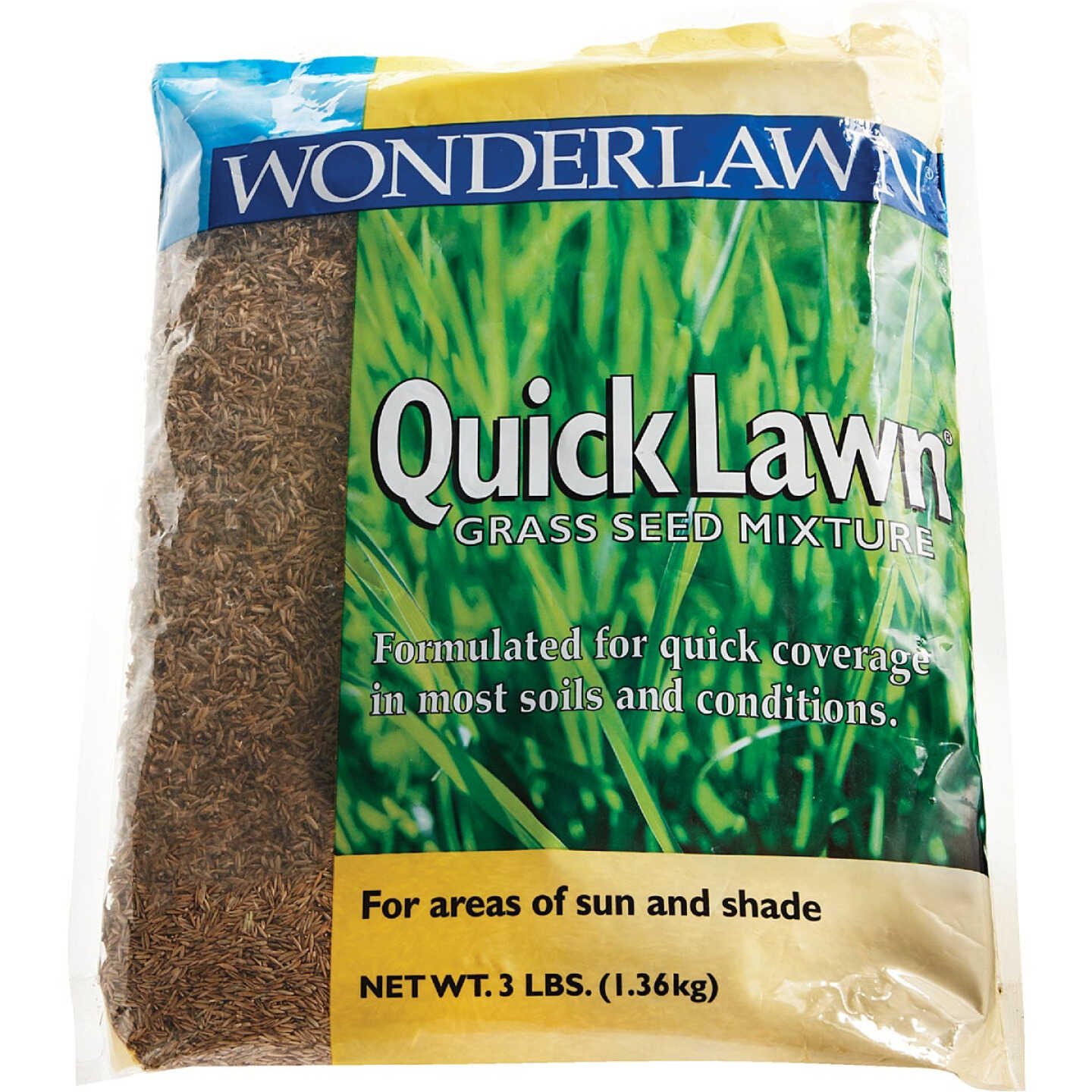 Wonderlawn Quick Lawn 3 Lb. 900 Sq. Ft. Coverage Annual & Perennial Ryegrass Grass Seed Image 6